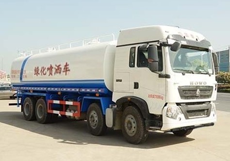 工程灑水車(chē)國(guó)六標(biāo)準(zhǔn)的價(jià)格_重汽豪沃前四后八20噸工程灑水車(chē)2