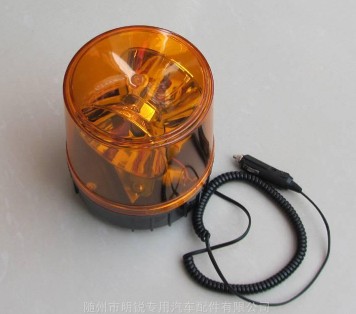 灑水車黃色圓警示燈-大圓轉(zhuǎn)燈-24V旋轉(zhuǎn)吸頂燈帶磁鐵4