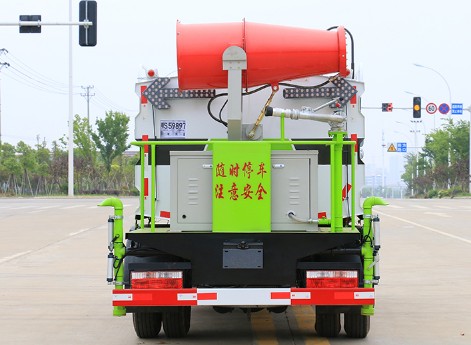 多功能抑塵車的視頻_國六東風(fēng)福瑞卡5噸藍(lán)牌抑塵車廠家價(jià)格4