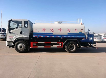 12方灑水車生產廠家_國六12方陜汽軒德綠化灑水車廠家價格3