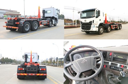 國六東風(fēng)柳汽乘龍前四后八勾臂垃圾車 國六東風(fēng)柳汽乘龍前四后八勾臂垃圾車