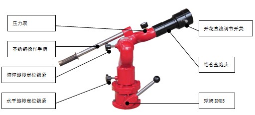 成都威斯特固定式消防炮 成都威斯特固定式消防炮